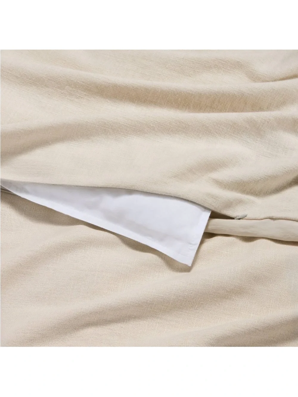 Casaluna Linen Blend Duvet Cover & Sham Set - Natural Cream